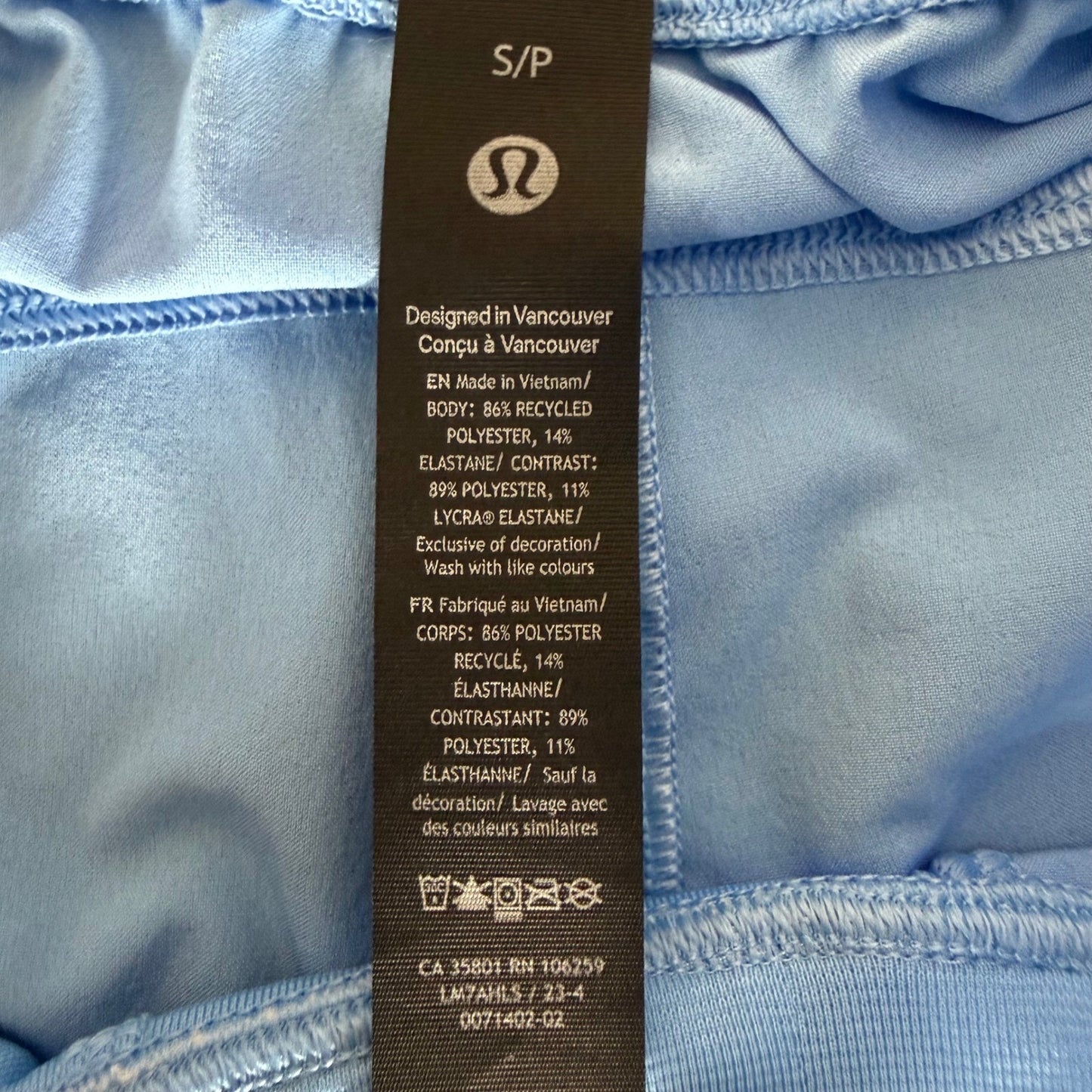 Lululemon T.H.E. Linerless Shorts Mens Small Blue Athletic Gym Training Stretch