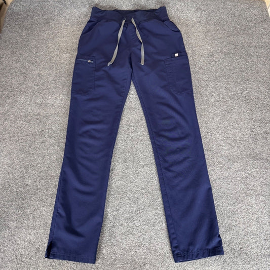 FIGS Yola Scrub Pant Mens Small Tall S/T 29x32 Navy Blue Medical Uniform Nursing