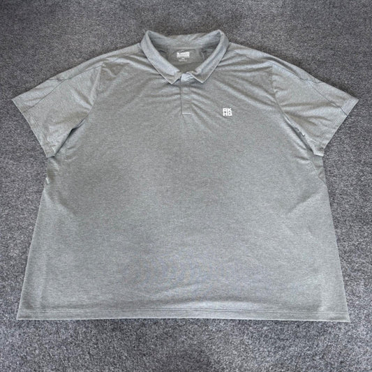 Alaskan Hardgear Polo Shirt Mens 2XL Gray Short Sleeve Workwear Outdoor Casual