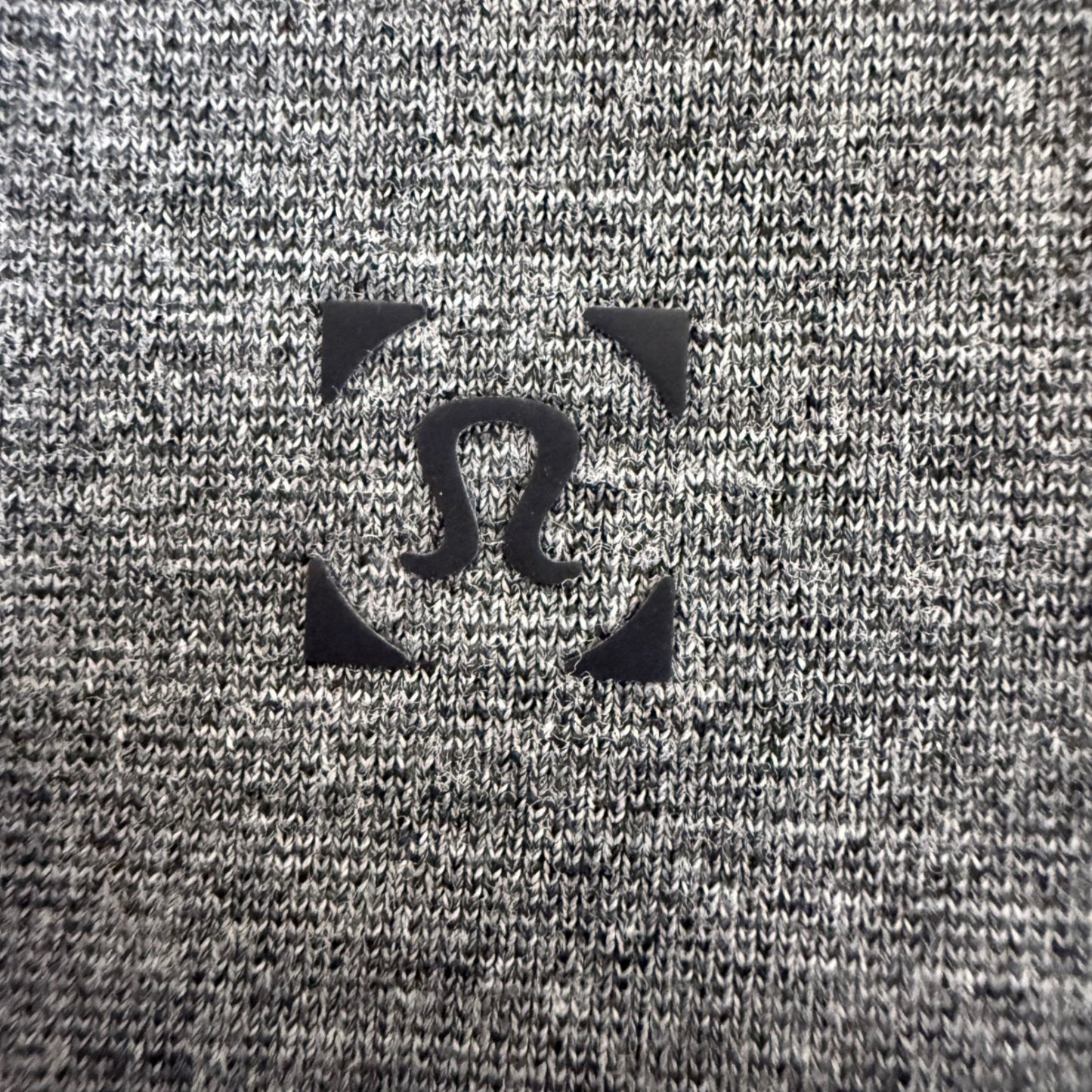 Lululemon Polo Shirt Mens Large Gray Stretch Short Sleeve Preppy Golf Casual Top