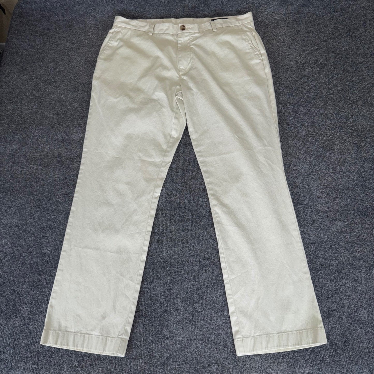 Vineyard Vines Breaker Pant Mens 35x30 Khaki Beige Cotton Blend Casual Chino