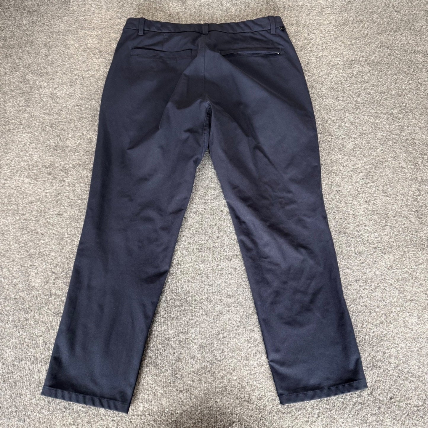 7 Diamonds Infinity Mens Chino Pants Navy Blue 32x30 (Fits 32x26) Stretch Casual