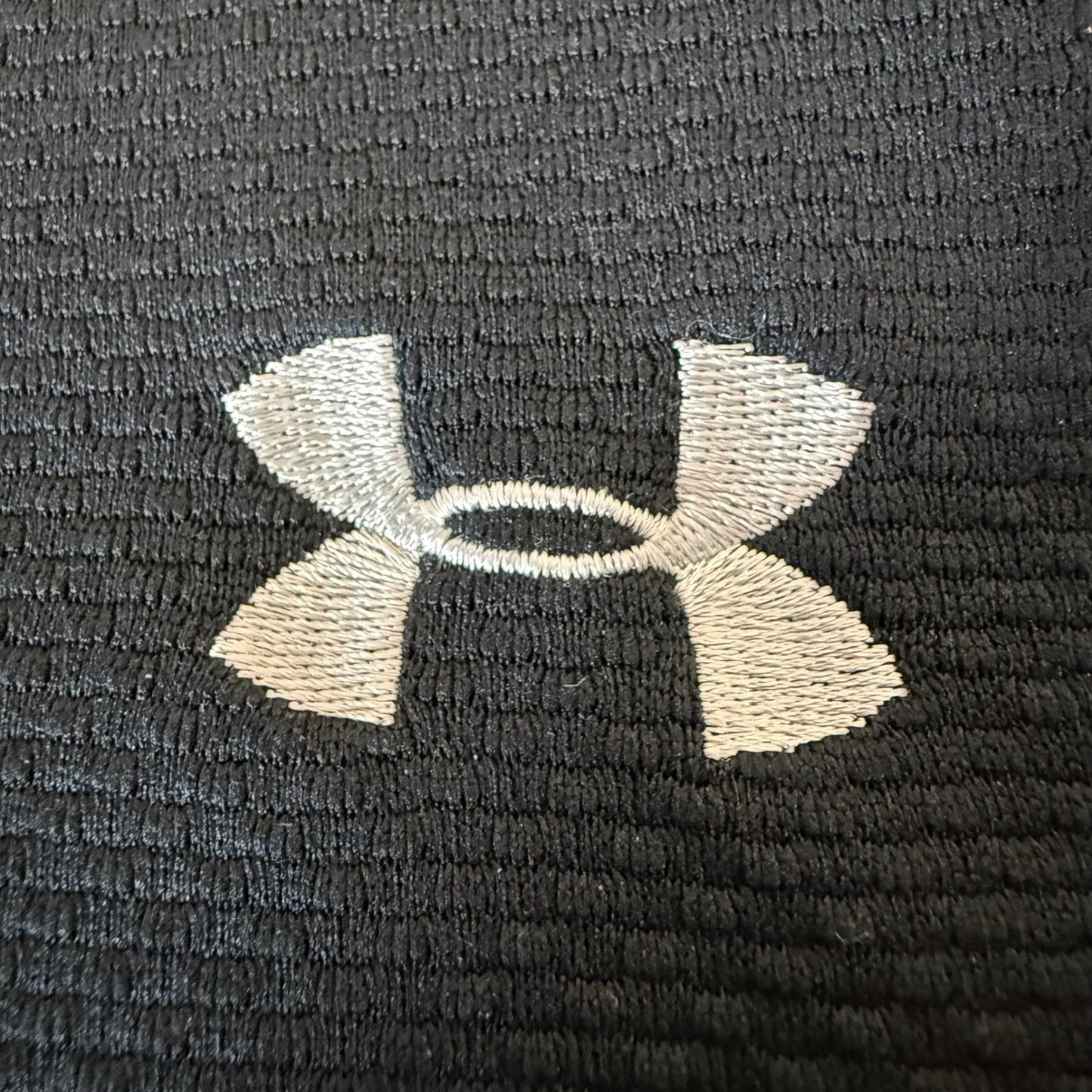 Under Armour 1/4 Zip Pullover Mens Small Black Athletic Long Sleeve Sweatshirt