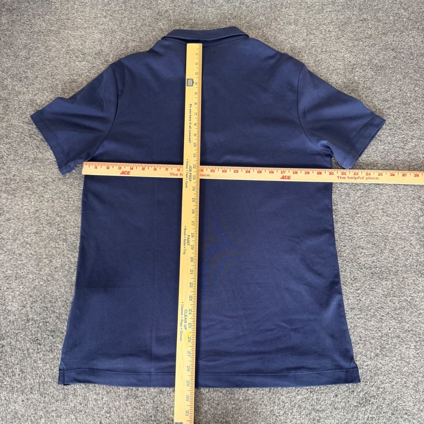 Banana Republic Mens Navy Blue Cotton Short Sleeve Polo Shirt Large Casual Top