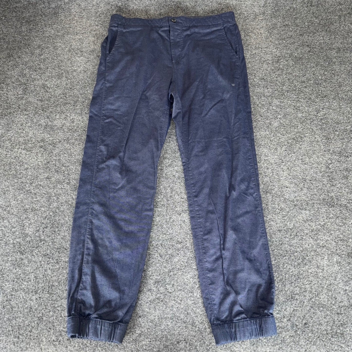 Mack Weldon Jogger Pants Mens Large 32x29 Blue Athletic Casual Lounge Drawstring
