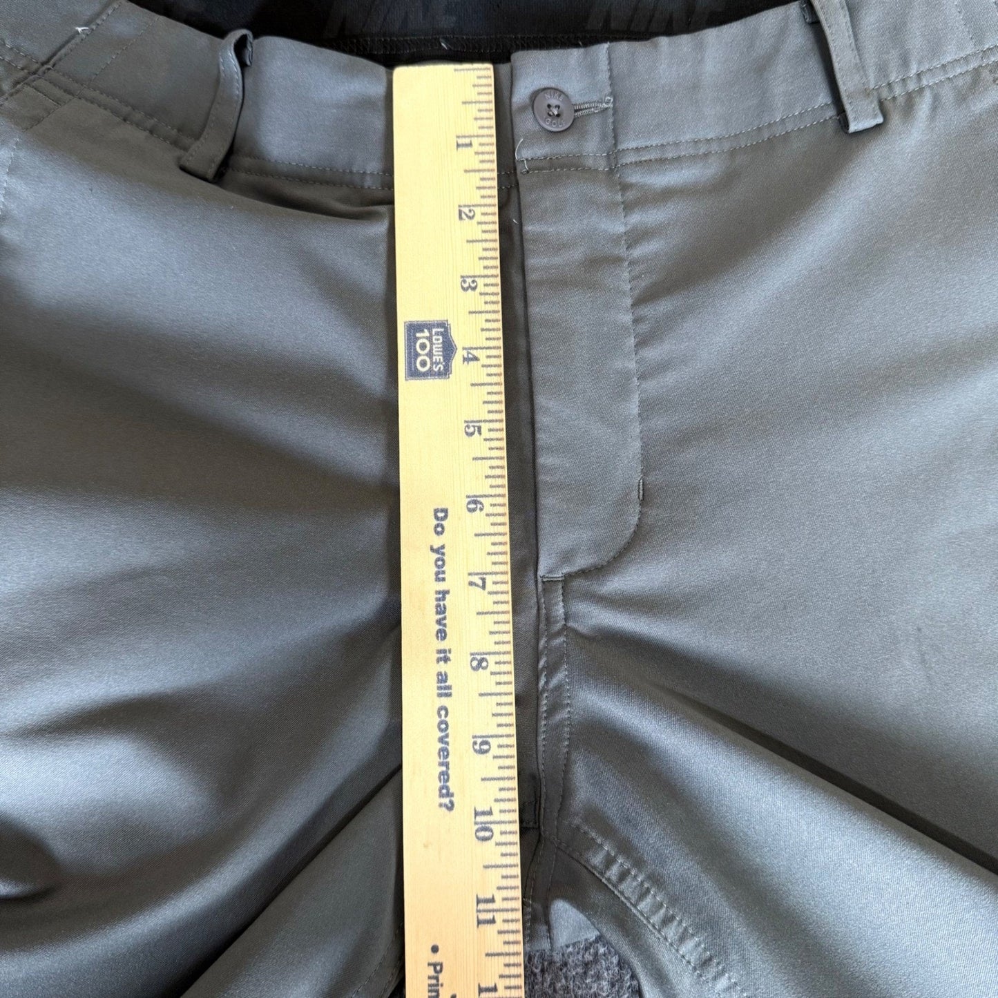 Nike Dri-Fit Golf Pant Mens 32x32 Gray Lightweight Athletic Performance Trousers