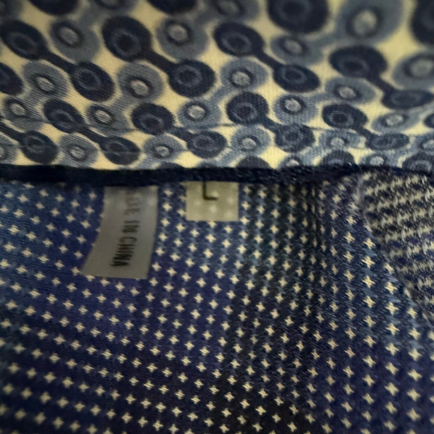 Tailorbyrd Shirt Men's Large Blue Plaid Button Up Long Sleeve Casual Cotton