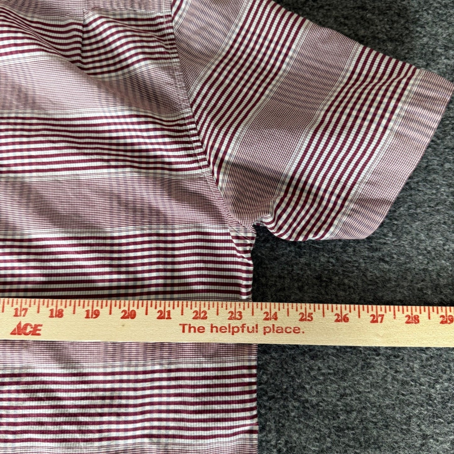 Tommy Bahama Mens XL Red Plaid Silk Blend Shirt Short Sleeve Button Up Resort