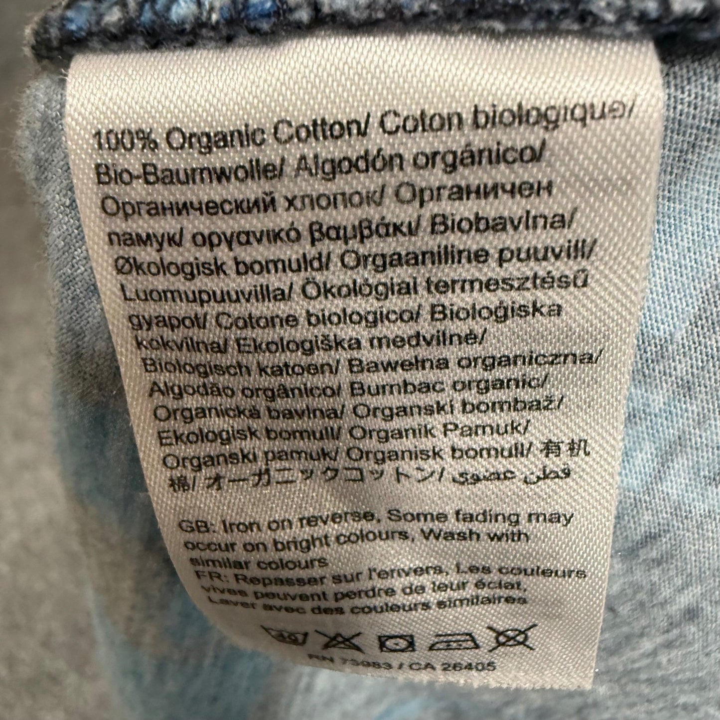 Helly Hansen Polo Shirt Mens Large Blue AOP Short Sleeve Athletic Outdoor Casual