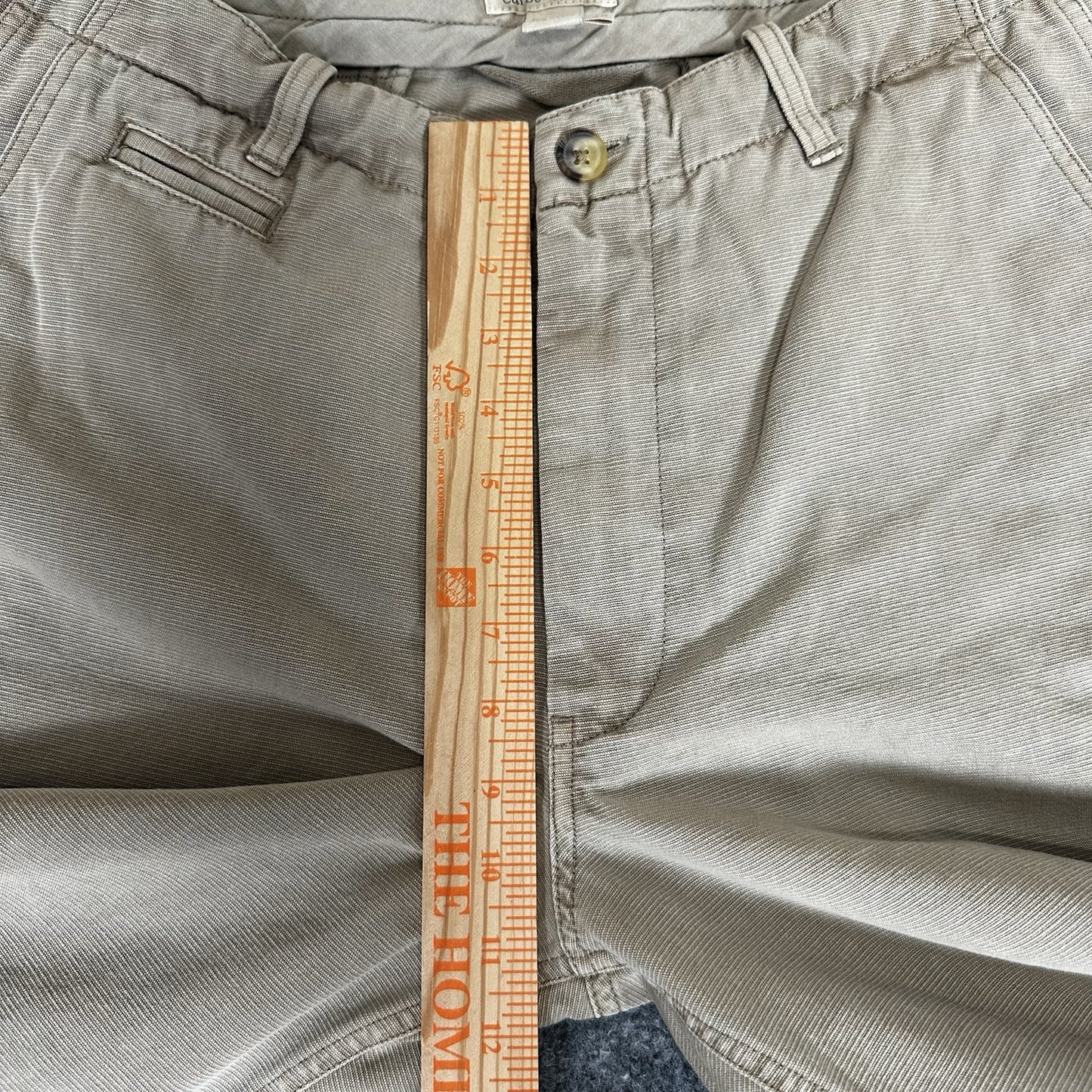 Carbon 2 Cobalt Pants Mens 34x30 Beige Straight Leg Mid Rise Casual Cotton Adult