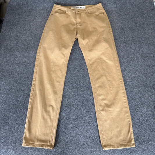 Barbell Apparel Pants Mens 32x32 Beige Chino Straight Leg Casual Stretch Fit