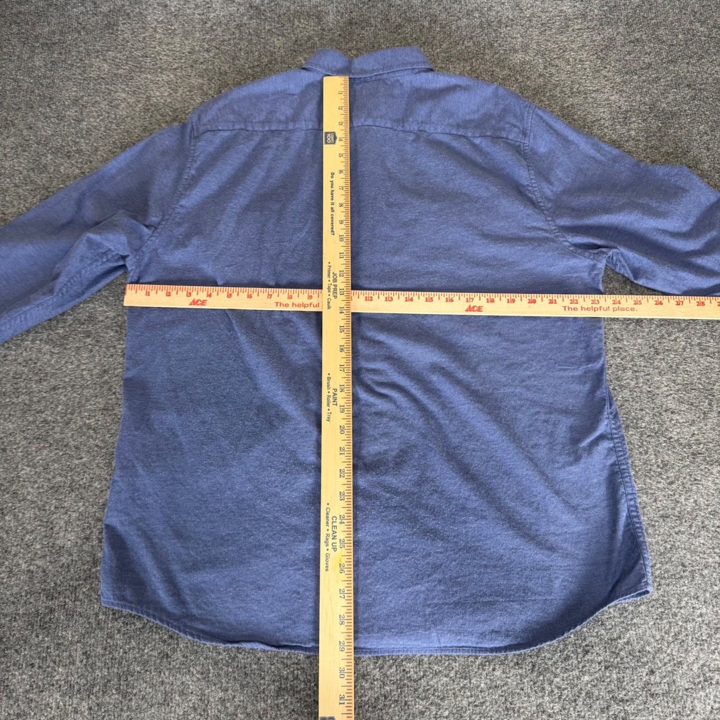 Banana Republic Mens XL Blue Flannel Slim Fit Button Up Long Sleeve Soft Casual