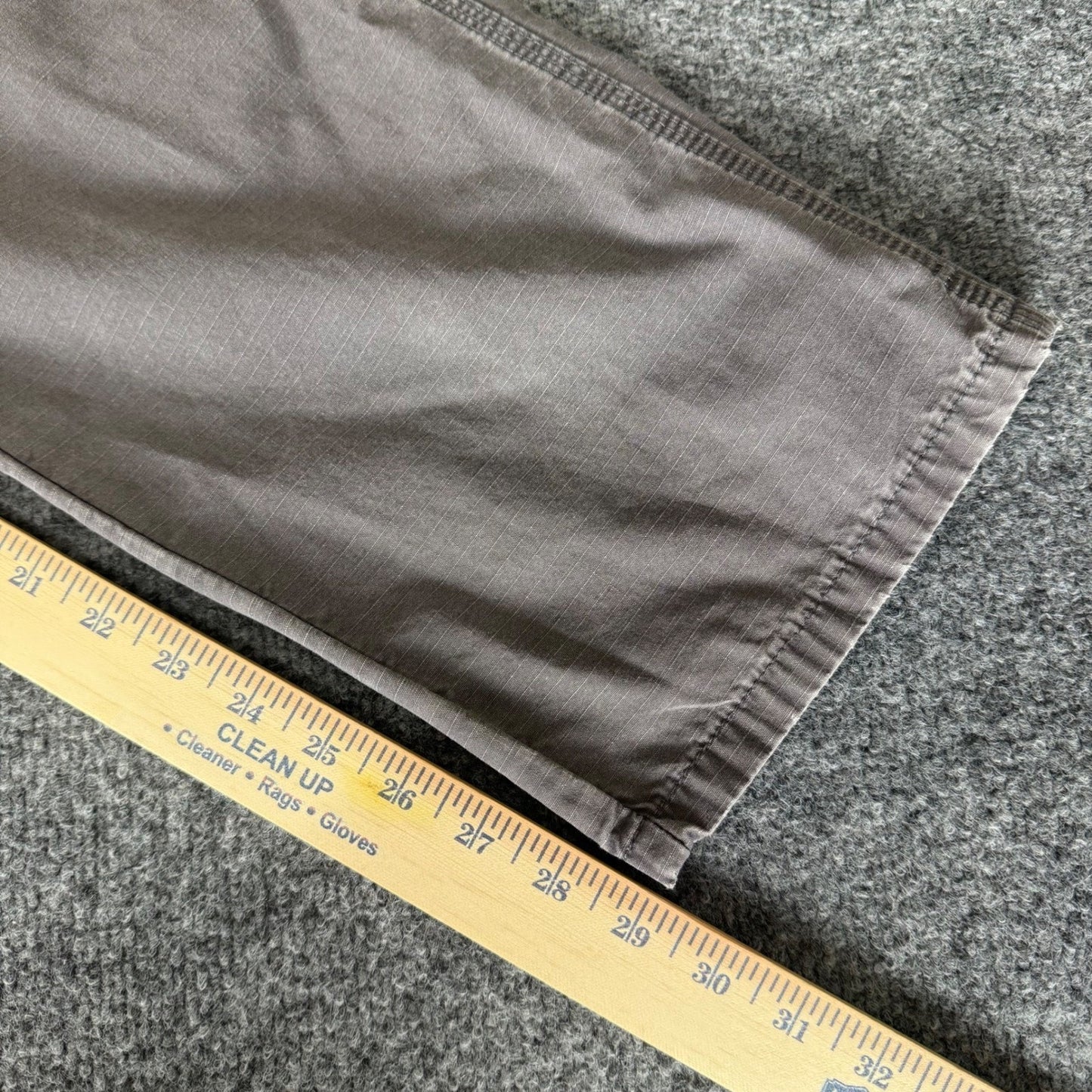 Wrangler Riggs Workwear Pants Mens 36x30 Gray Durable Utility Cargo Jobsite Work