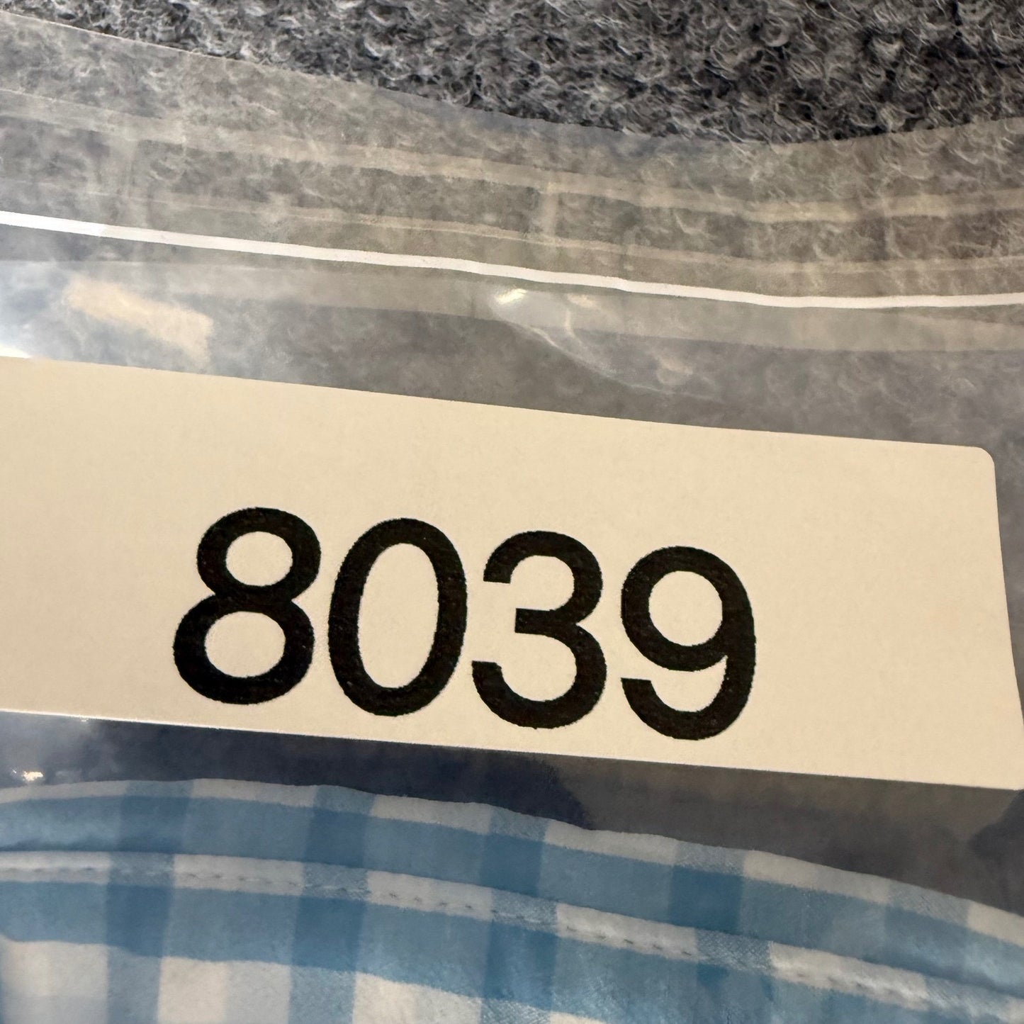 Mizzen+Main Shirt Mens Large Blue White Gingham Trim Fit Stretch Performance