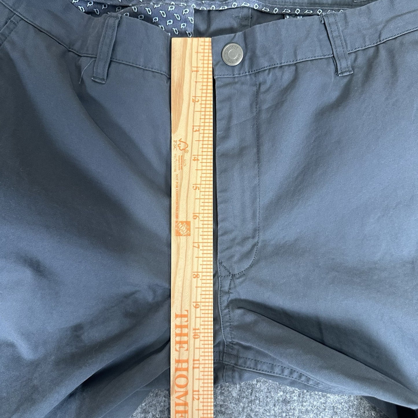 Bonobos Pants Mens 38x30 Gray Slim Straight Golf Chino Mid Rise Casual Adult