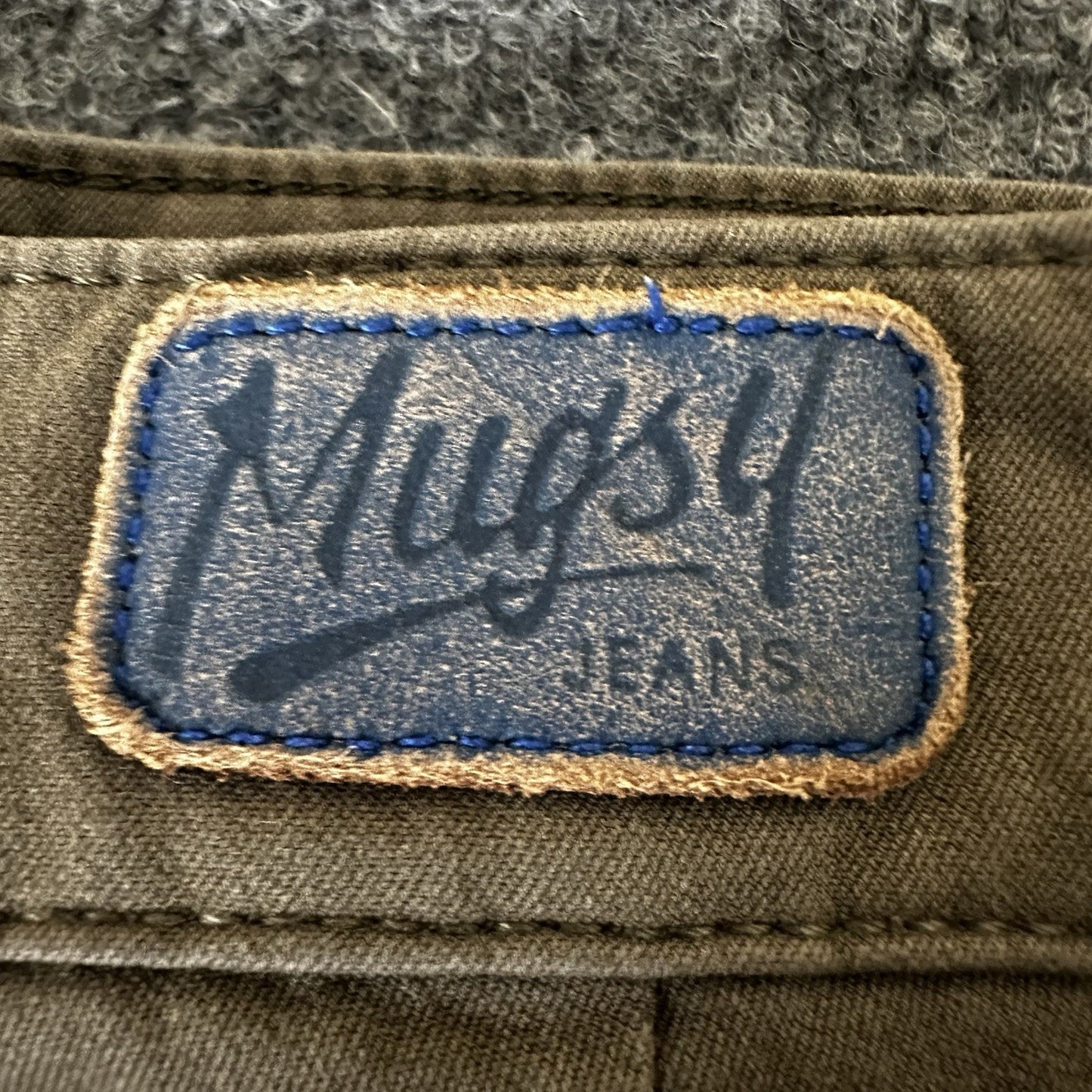 Mugsy Olives Pants Mens 32x30 Straight Chino Stretch Casual Work Comfort Soft
