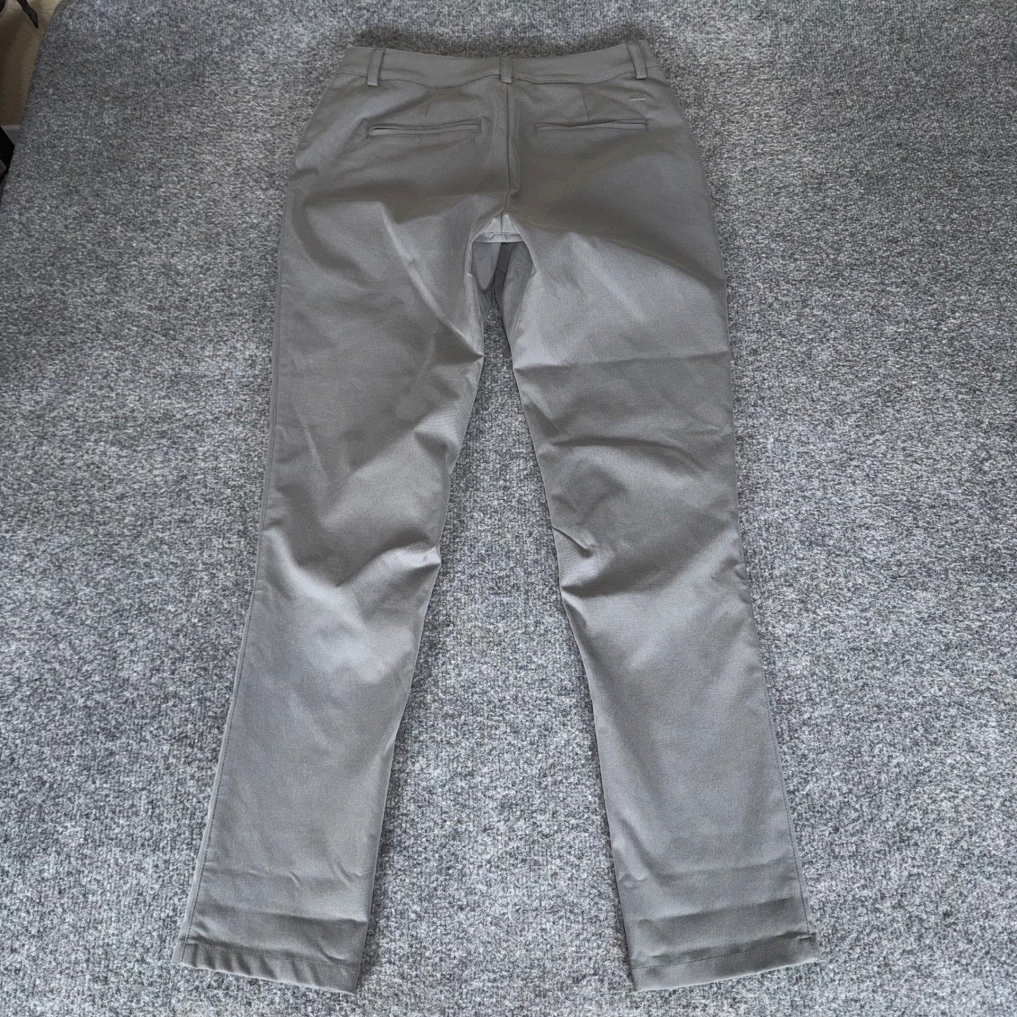 Myles Pants Mens 30x30 Gray Athletic Slim Performance Stretch Casual Everyday