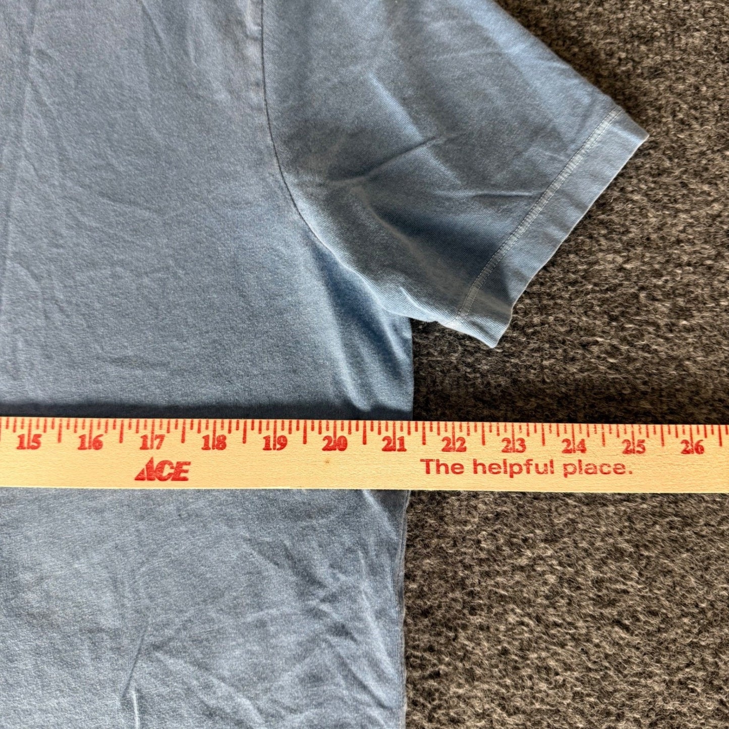 J.Crew Oarsman Mens Broken In Classic T-Shirt Large Blue Soft Cotton Casual Tee