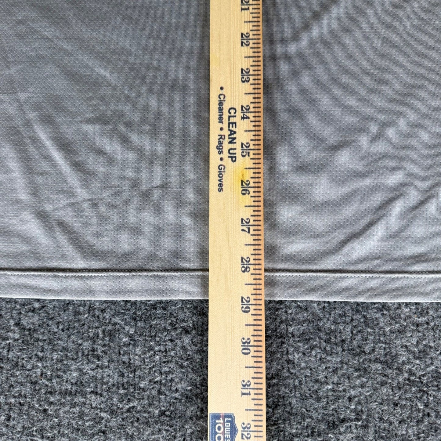 Vuori Zephyr Shirt Mens XL Gray Athletic Performance Training Workout Gym V191