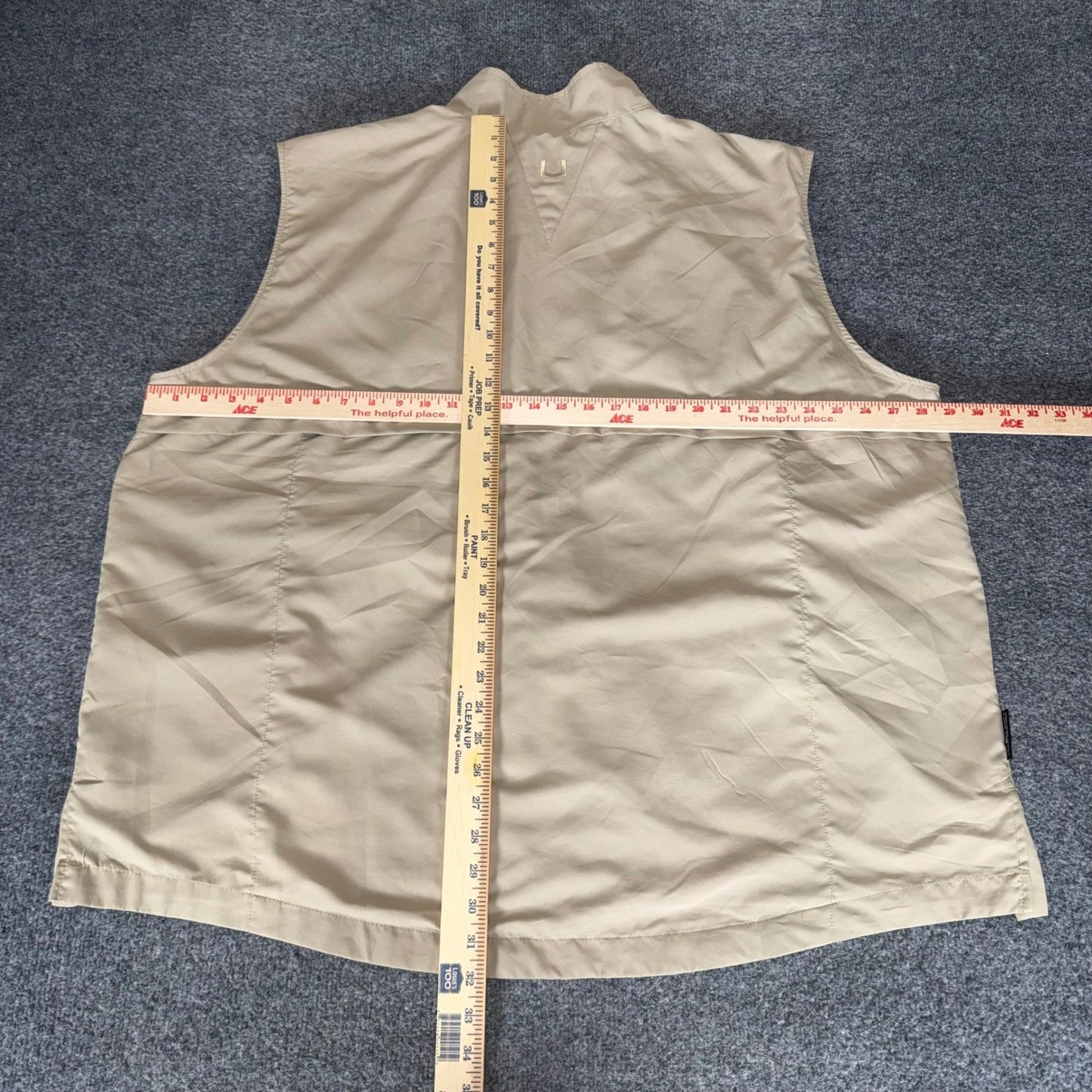 Scottevest RFID Travel Vest Mens 3XL Tan Khaki Multi Pocket Utility TEC Jacket