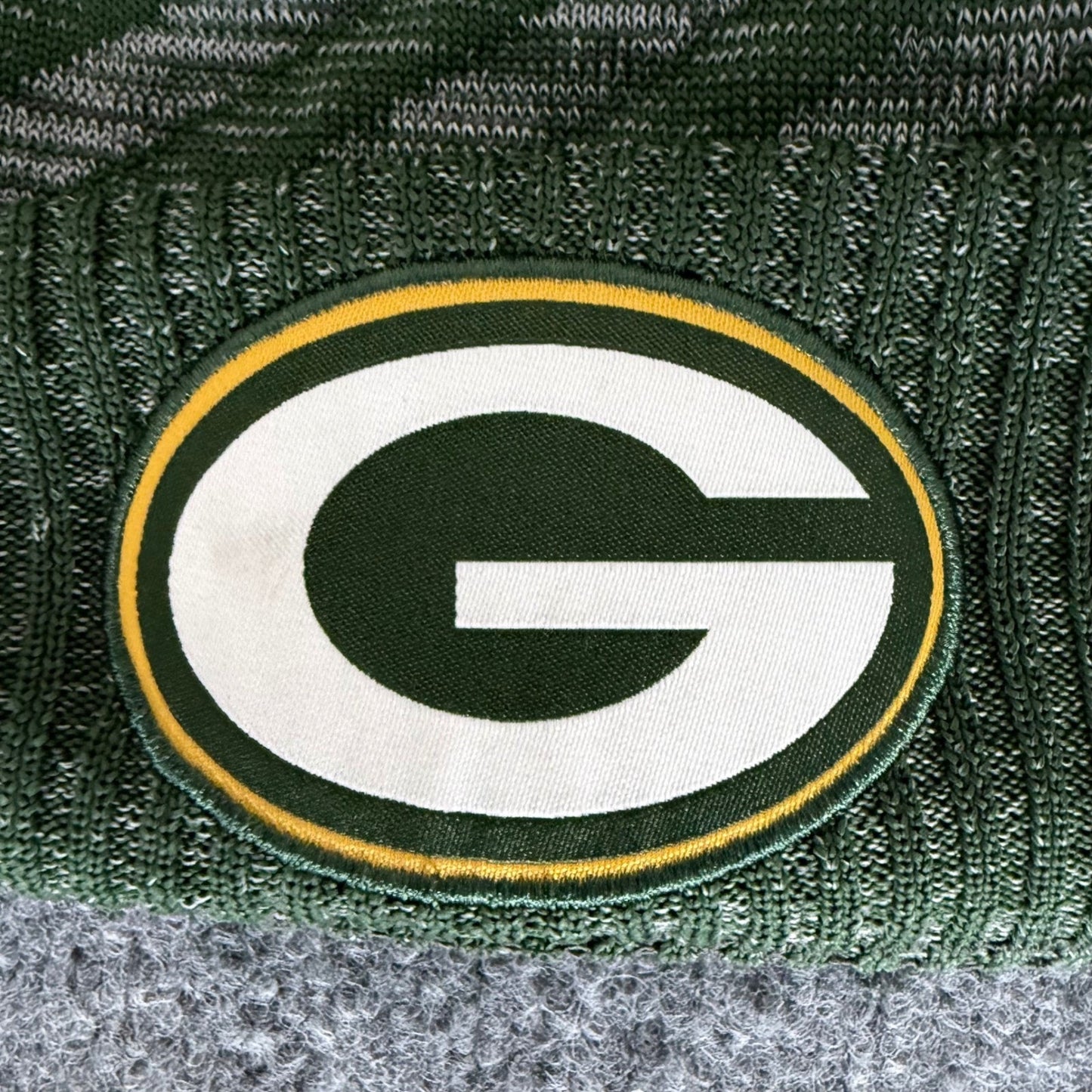 New Era Green Bay Packers NFL Knit Beanie Green Striped Fleece Lined Hat