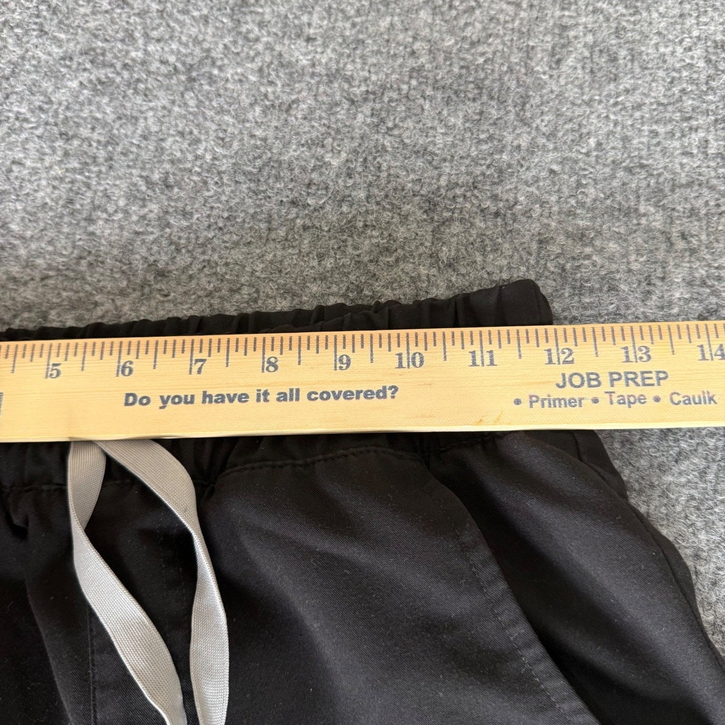 FIGS Zamora High Waisted Jogger Scrub Pants Black XXS Petite Medical Uniform