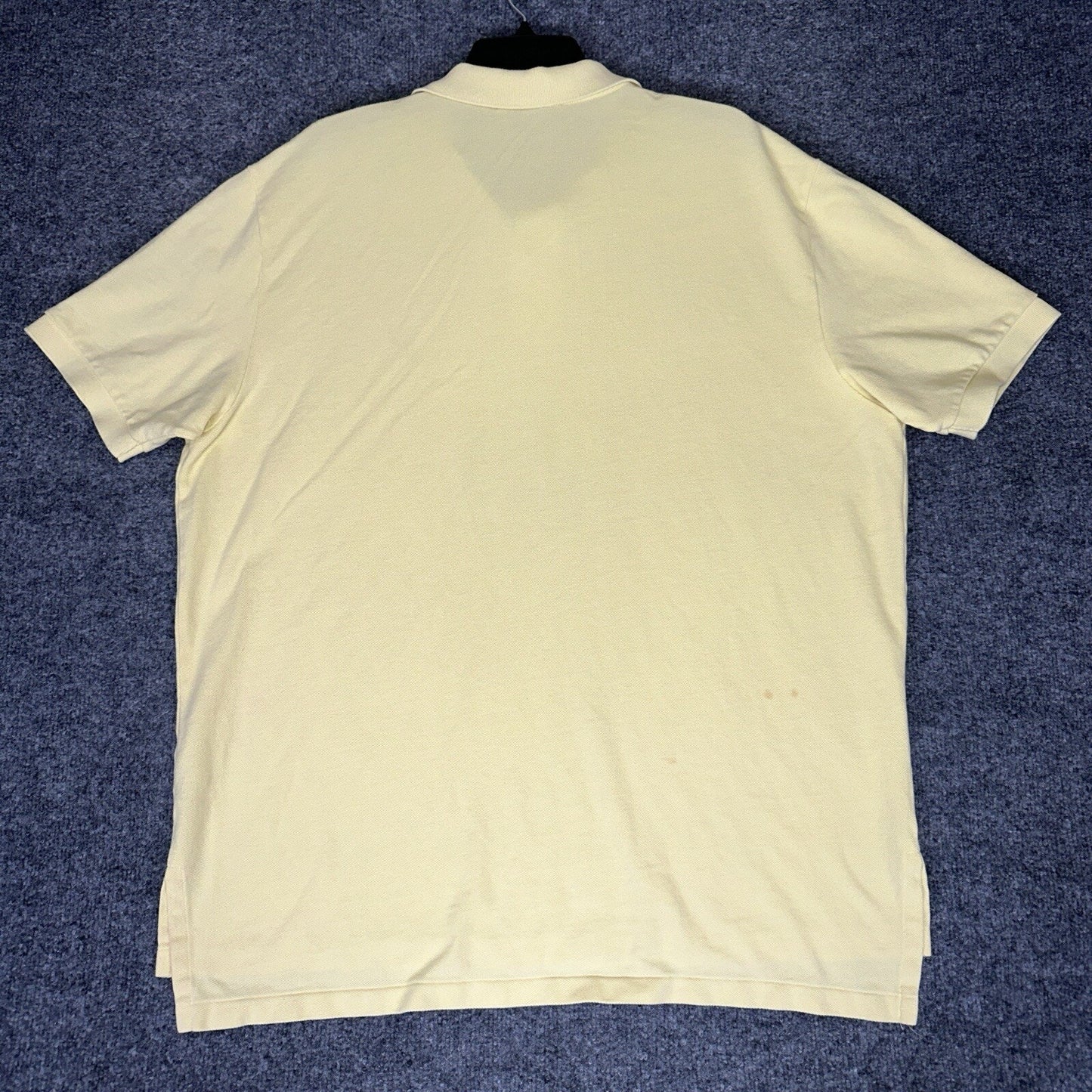 Polo Ralph Lauren Shirt Mens 2XL Yellow Polo Short Sleeve Cotton Casual Adult