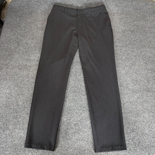 Quince Ultra Stretch 24/7 Smart Chinos Gray 34x32 Athletic Tapered Office Pants