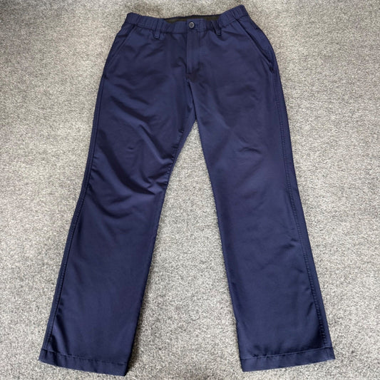 Under Armour Mens Golf Chino Pants Navy Blue 32x30 (Fits 30x29) Stretch Athletic