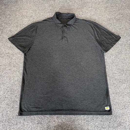 Vuori Strato Tech Polo Shirt Mens Large Short Sleeve Stretch Golf Athletic V188
