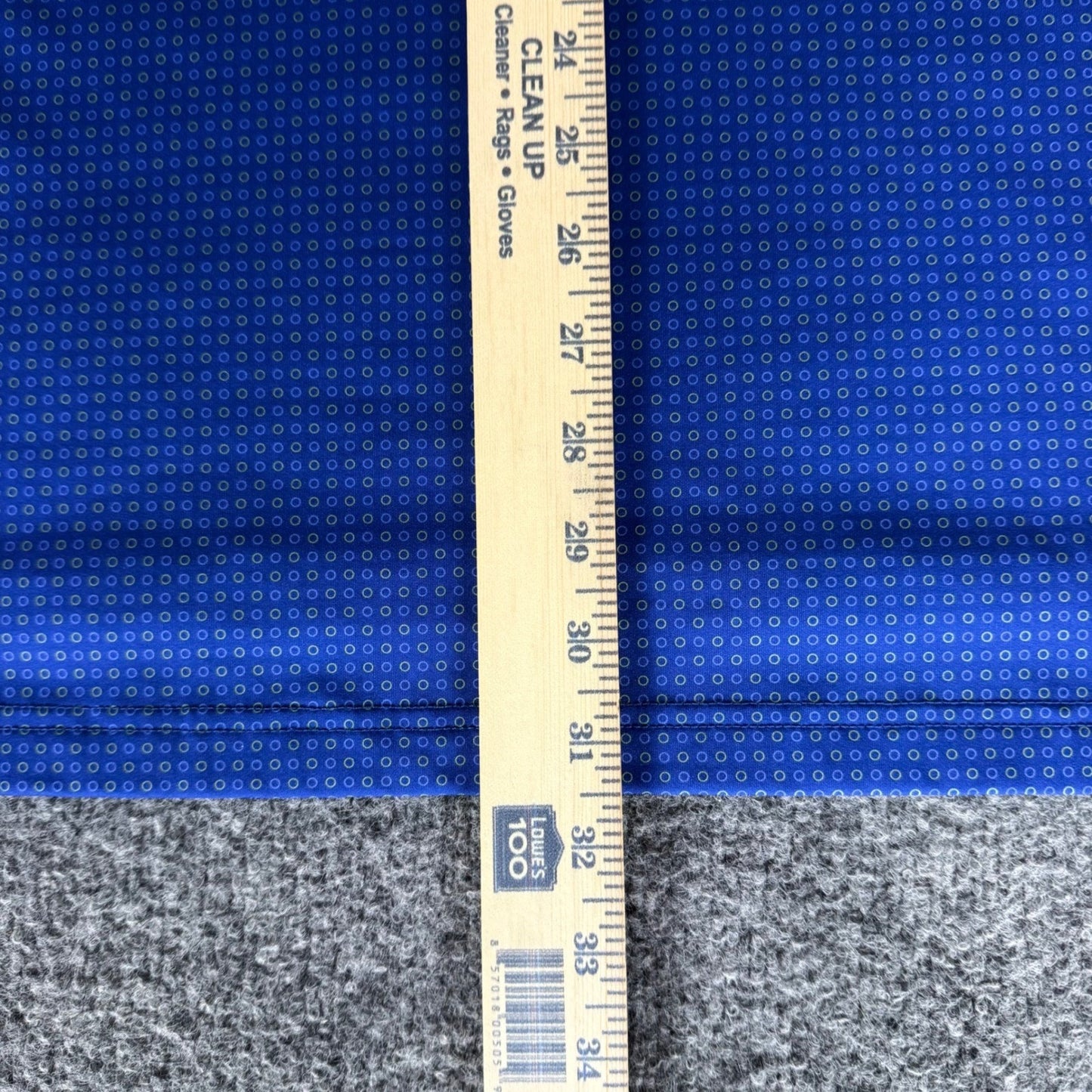 Turtleson Golf Polo Shirt Mens Large Blue Geometric Performance Short Sleeve