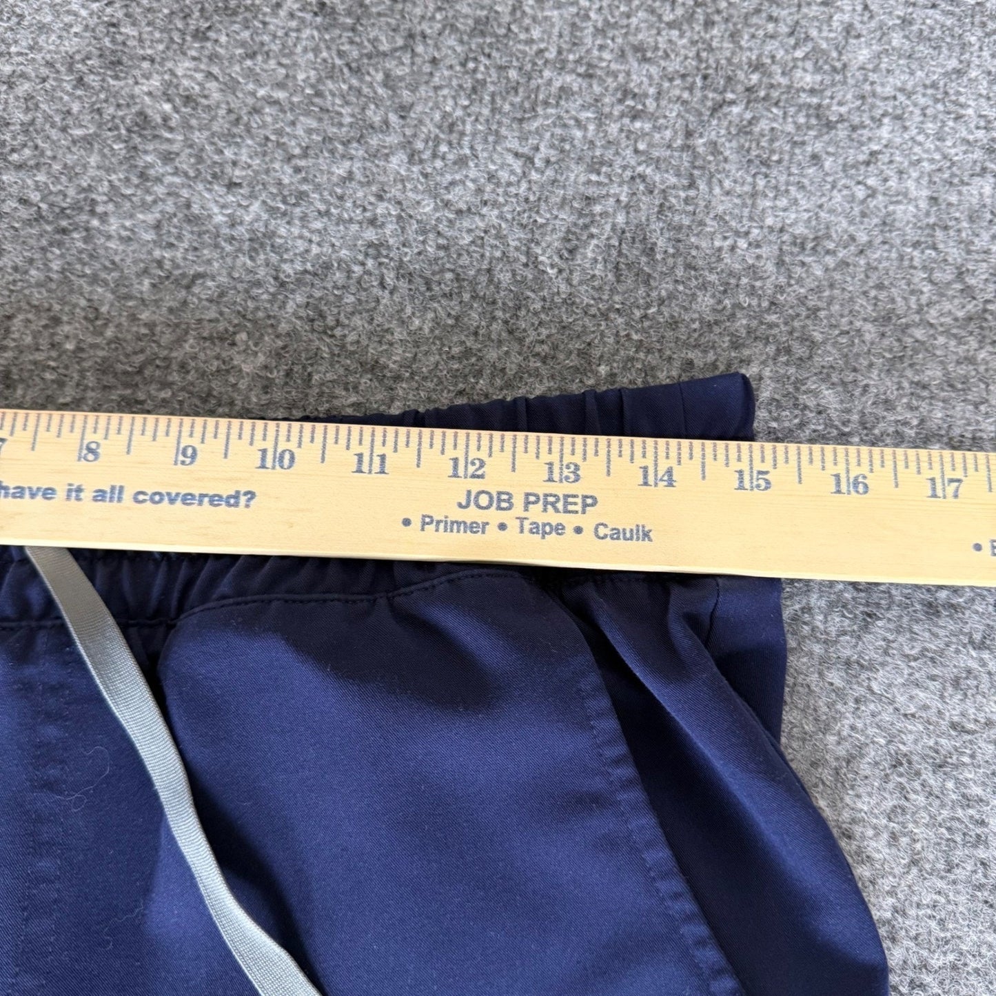 FIGS Zamora Jogger Scrub Pants Womens Medium Petite High Rise 30x27 Navy Blue