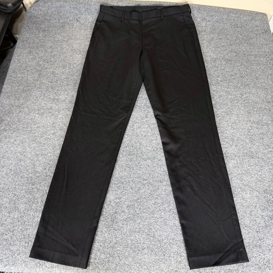 J.Crew Ludlow Slim Fit Dress Pants Mens 34x36 Black Wool Blend Trousers Business
