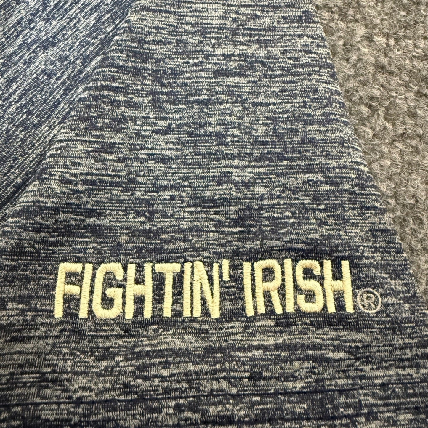Notre Dame Fighting Irish Polo Shirt Athletic Fit Short Sleeve Mens Medium