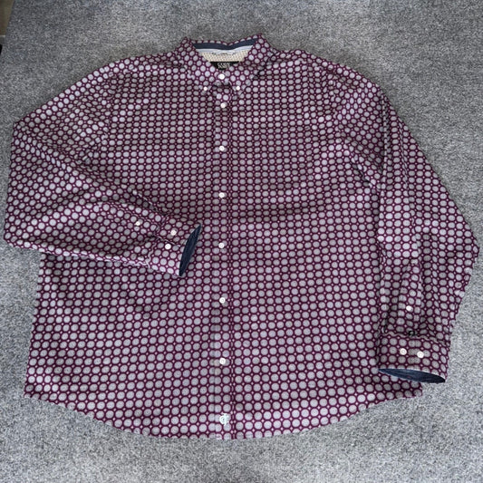Cody James Mens XXL Geometric Button Up Shirt Long Sleeve Western Cowboy Casual