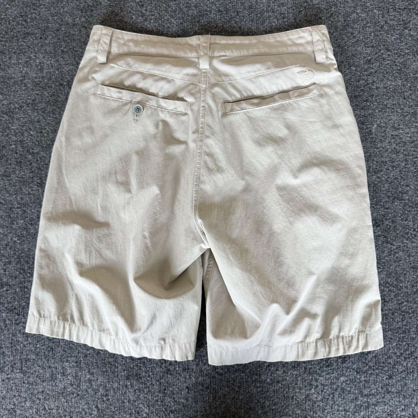 Southern Tide Shorts Mens 30 Beige Casual Flat Front Chino Cotton Golf