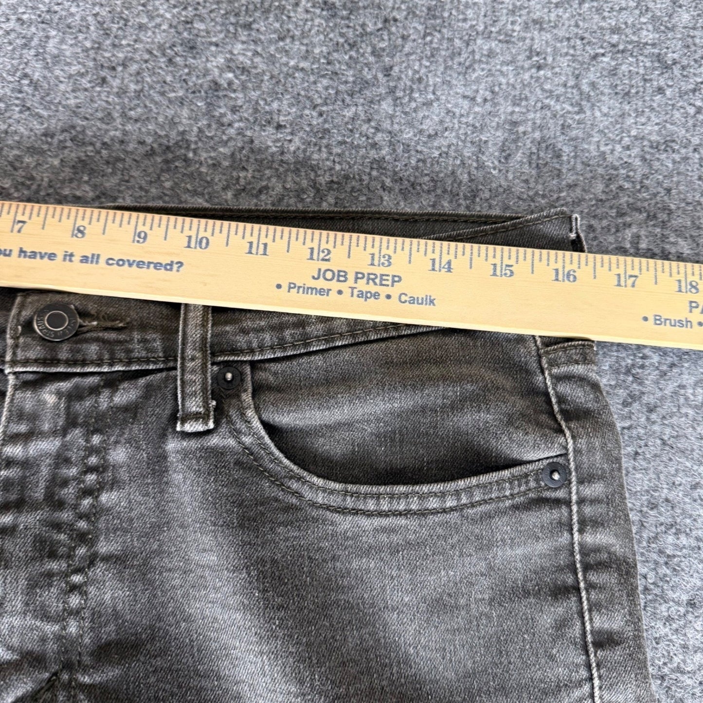 Levis 541 Athletic Taper Mens Jeans 31x30 (Fits 32x29) Faded Black Stretch Denim