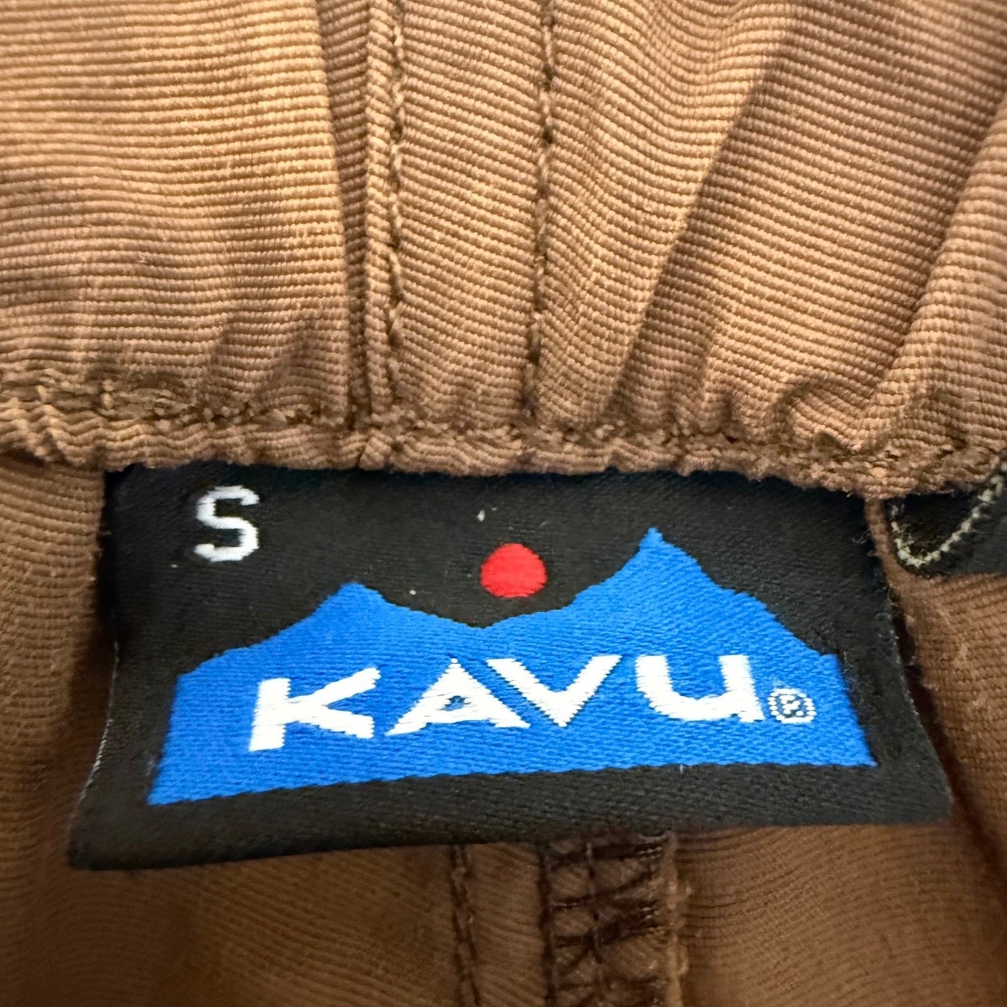 KAVU Hiking Shorts Mens Small Brown Outdoor Trail Quick Dry Active Trail Casual