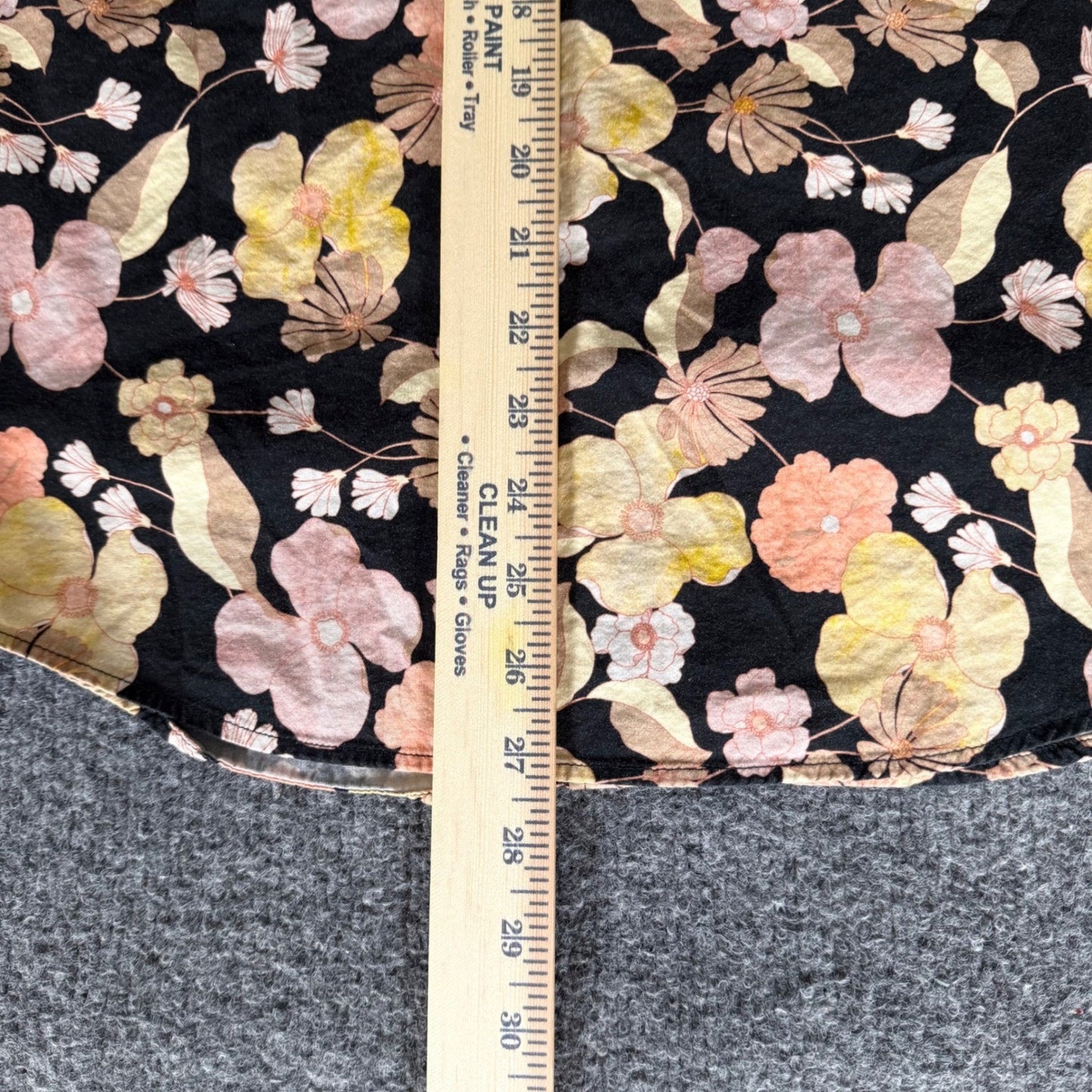 RVCA Mens Small Floral AOP Short Sleeve Button Up Shirt Regular Fit Surf Casual