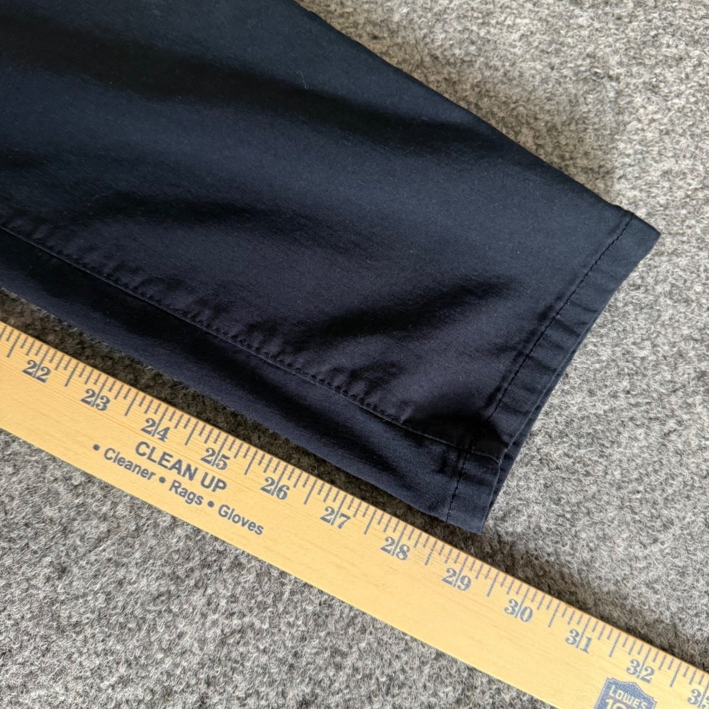 Projek Raw Pants Mens 34 Navy Blue Casual Stretch Slim Straight Everyday Comfort