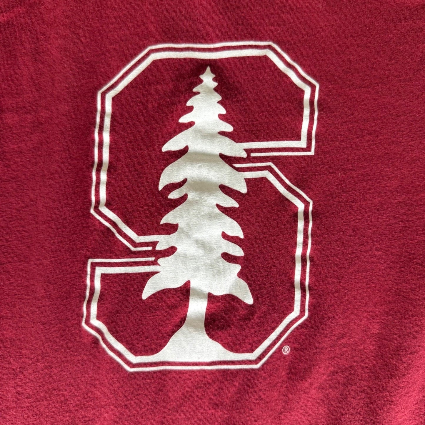 Nike Stanford University Long Sleeve Tee Mens XXL Cardinal Red Athletic Shirt