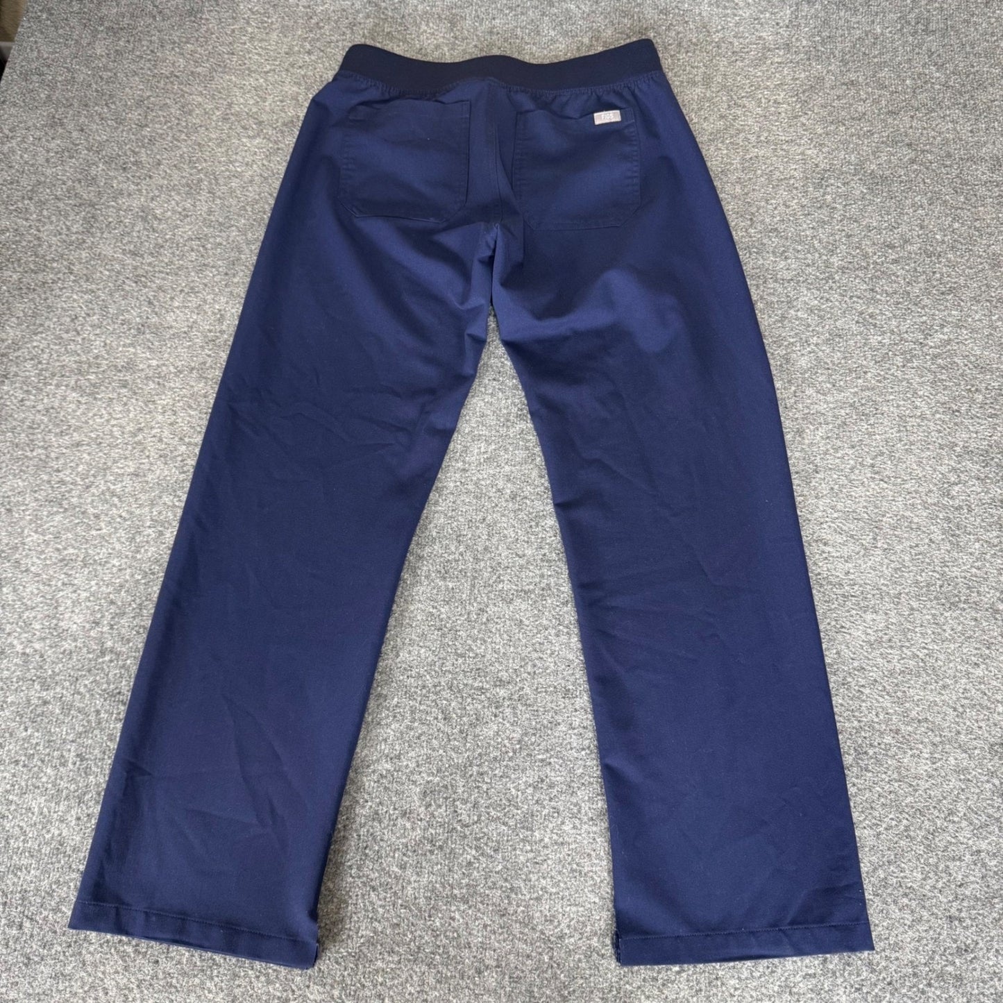 FIGS Livingston Scrub Pant Womens Small Petite Navy Blue Medical Stretch Uniform