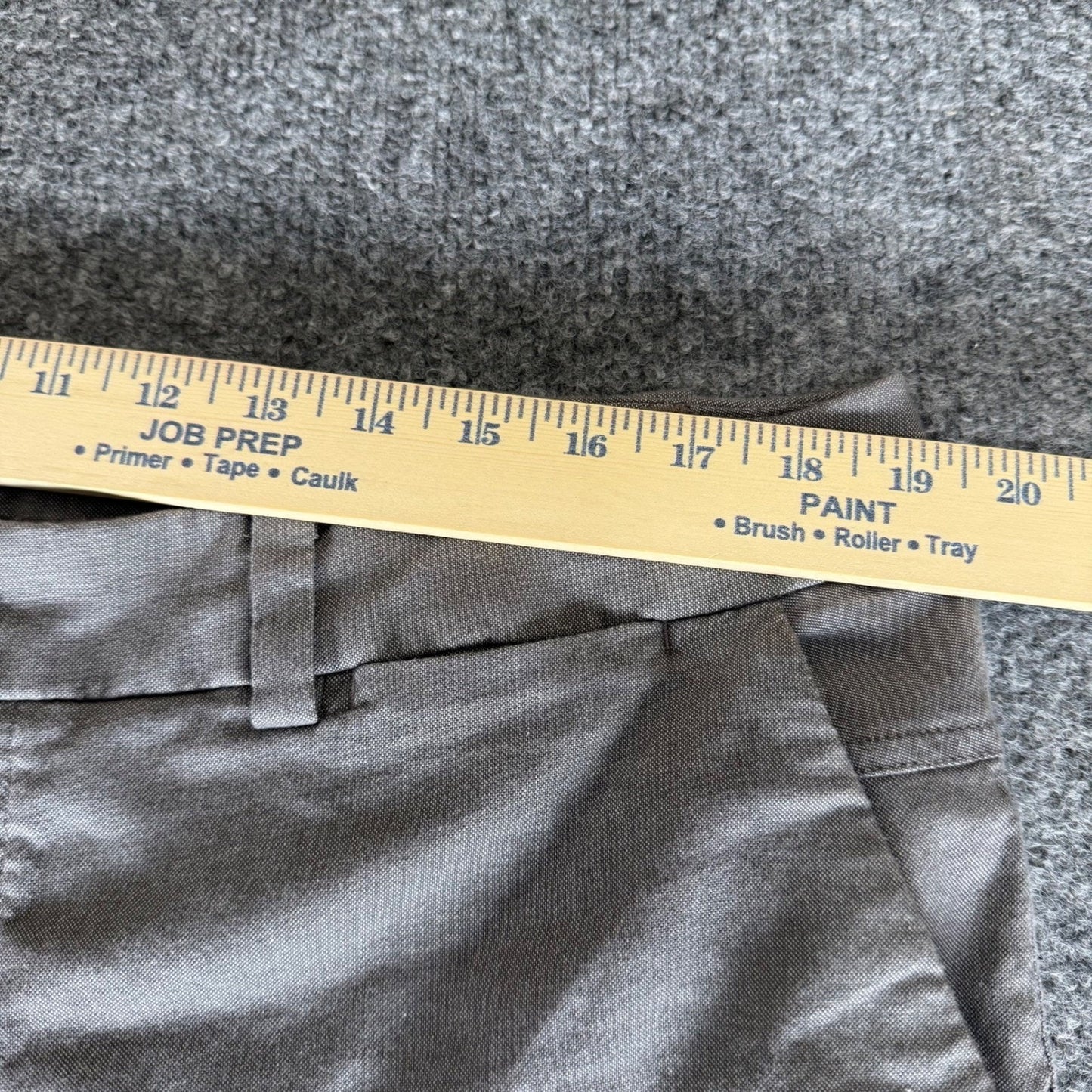 Lululemon Commission Short Men 38 Gray Casual Athletic Chino Stretch Golf Travel