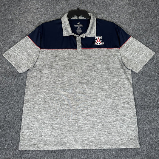 Arizona Wildcats Polo Shirt Mens XL Short Sleeve NCAA College Athletic Casual