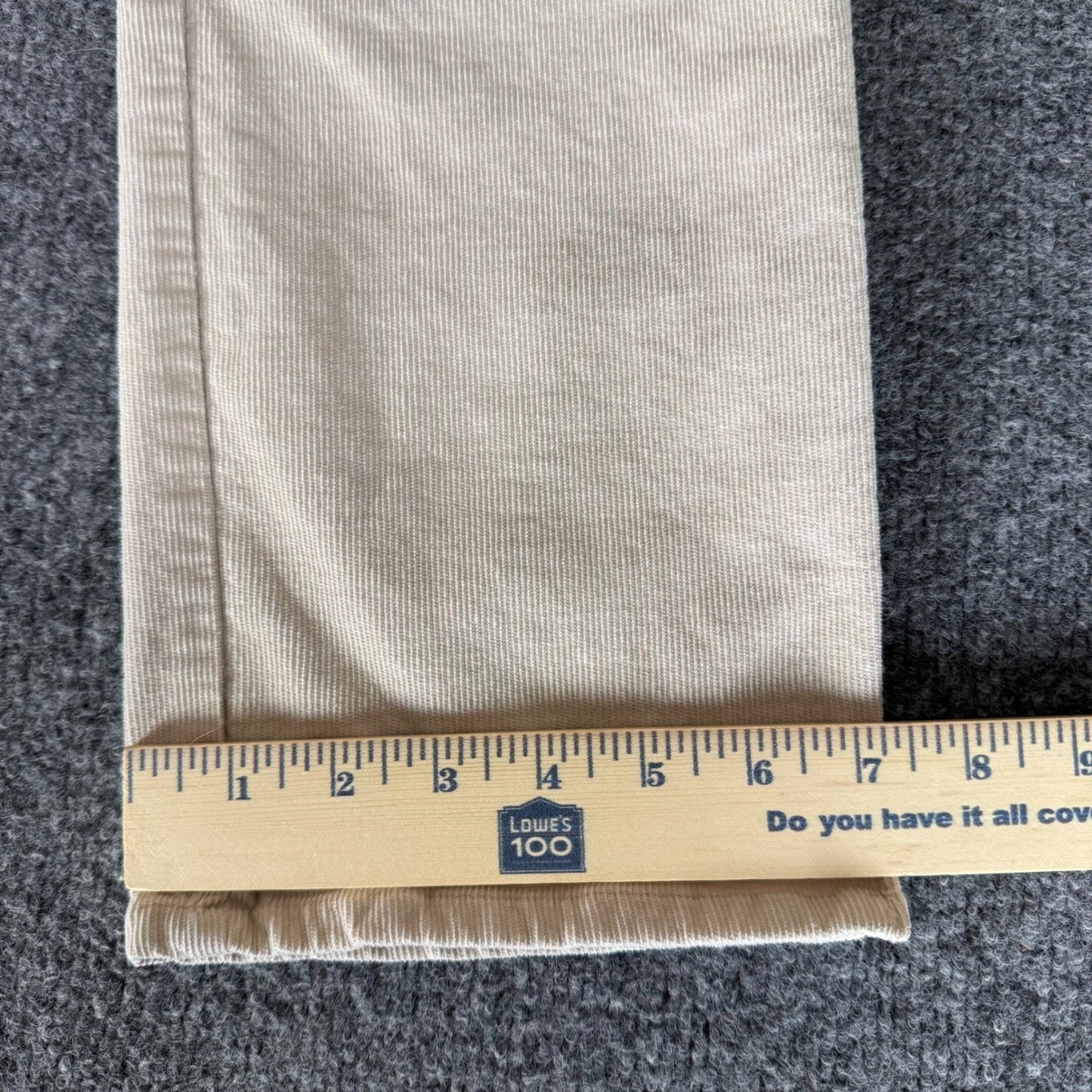 Peter Millar Crown Superior Soft Corduroy 5-Pocket Pants Mens 35 (34x27) Beige