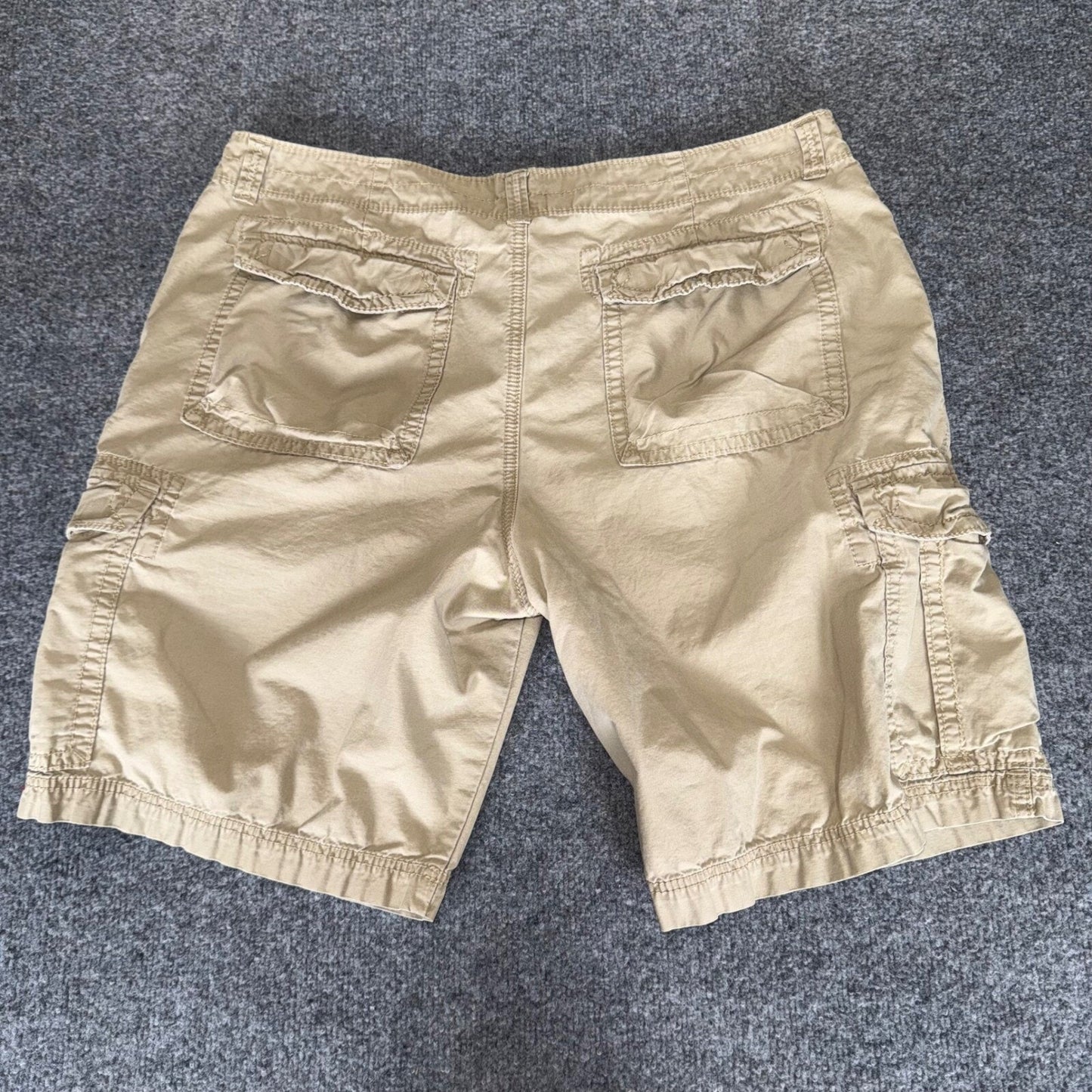 Unionbay Cargo Shorts Mens 38x10 Beige Casual High Rise Outdoor Hiking Utility