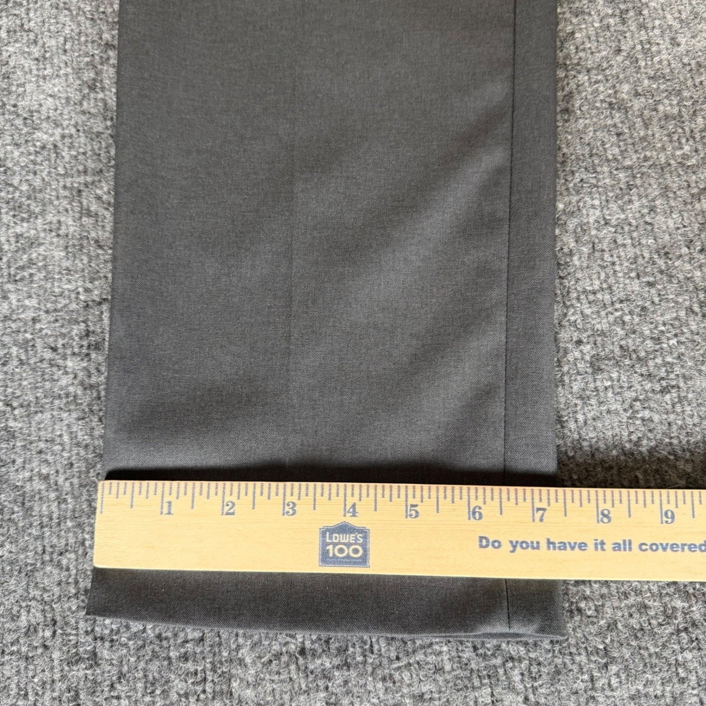 Kenneth Cole Techni-Cole Dress Pants Mens 36x31 Gray Stretch Slim Fit Business