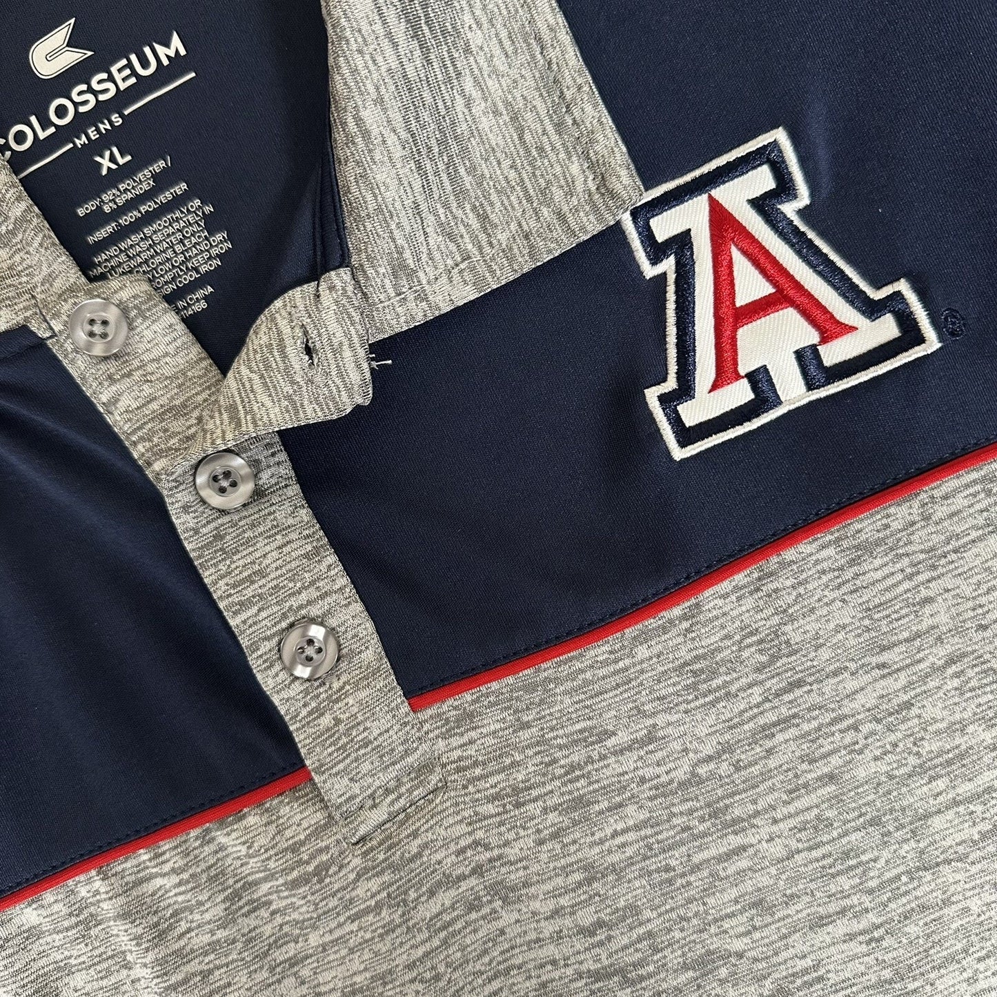 Arizona Wildcats Polo Shirt Mens XL Short Sleeve NCAA College Athletic Casual