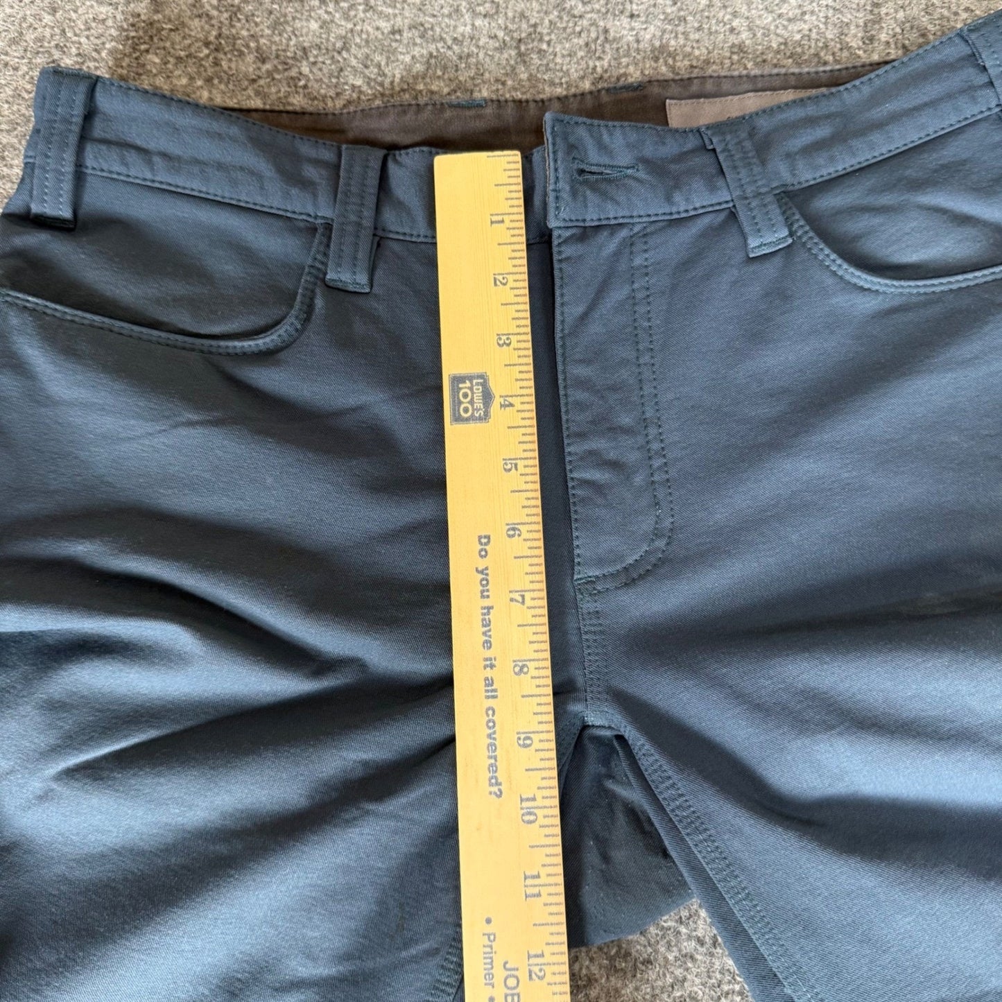 Swrve Regular Trim Fit Trousers Mens 34x32 Water Resistant 4-Way Stretch Pants