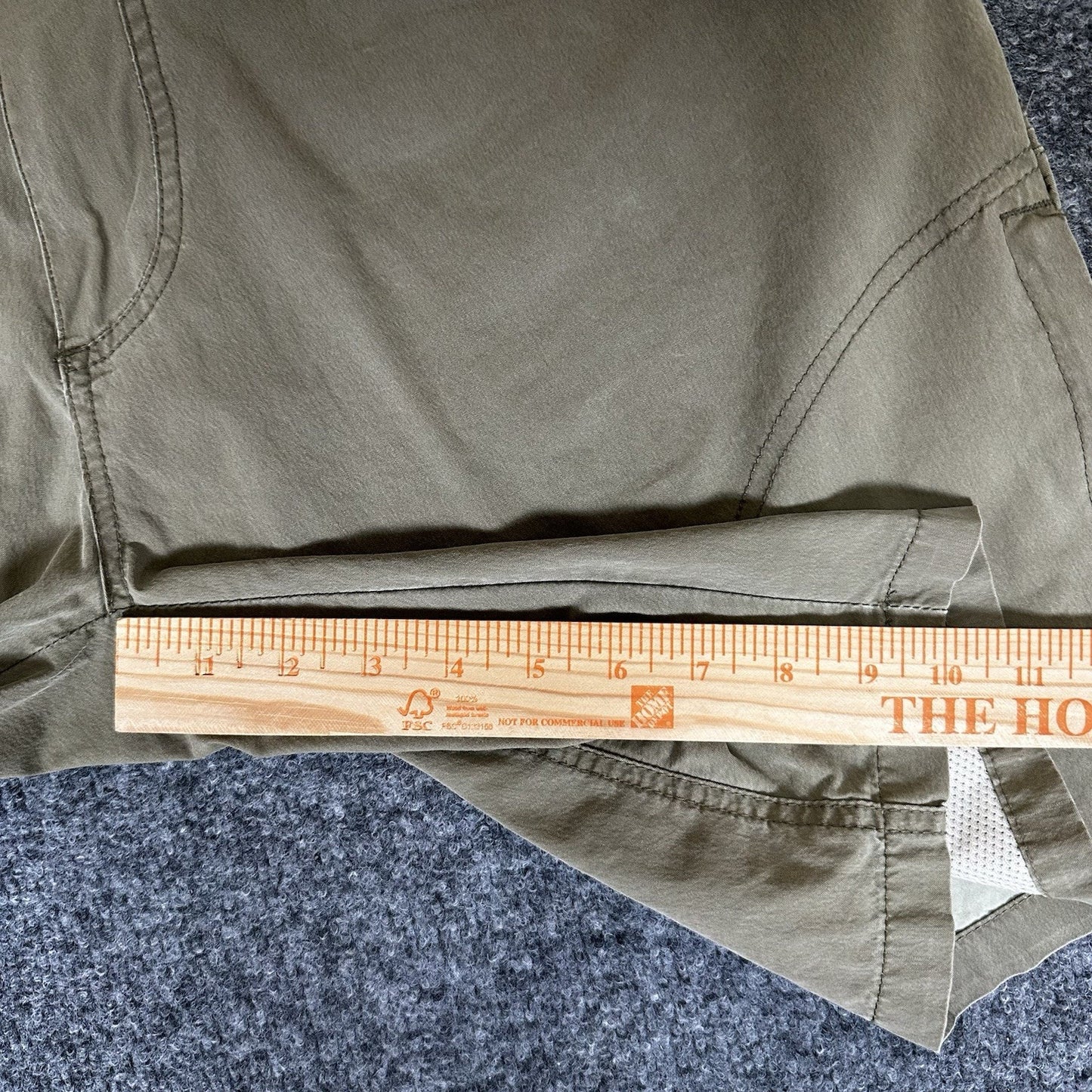 Kuhl Ramblr Cargo Shorts Mens 36 Beige Outdoors 10" Hiking Casual Gorpcore